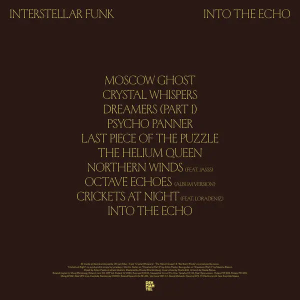 Interstellar Funk - Into The Echo | Dekmantel (DKMNTL 085) • Vinyl 2lp • Ambient, Experimental, Techno - Fast shipping
