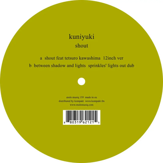 Kuniyuki - Shout I Mule Musiq (Mule 159) • 12 Vinyl • Deep House - Fast shipping