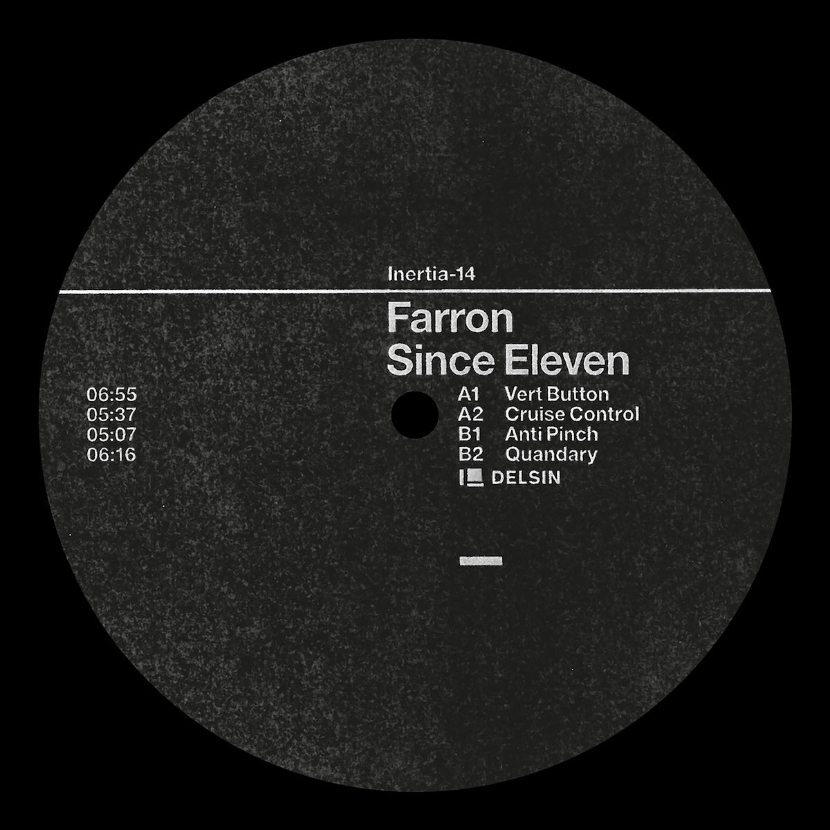 Farron Since Eleven Delsin Inertia-14 vinyl record Australia