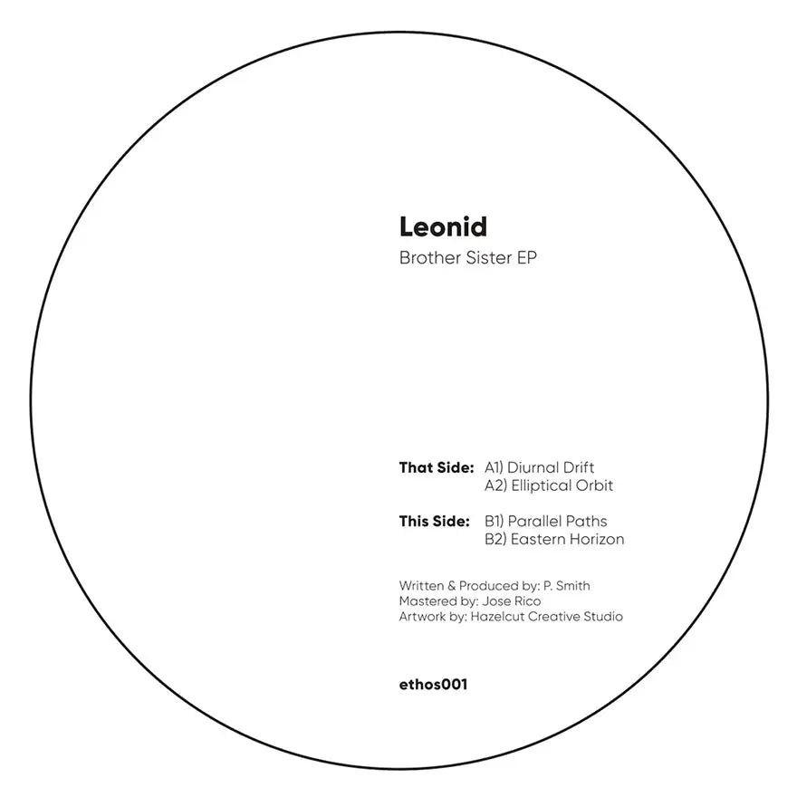 Leonid - Brother Sister EP I Ethos Records (ethos001) • 12 Vinyl • Deep House, Techno - Fast shipping