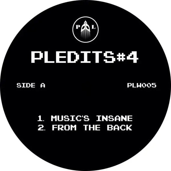 Paranoid London - PLEDITS#4 | Records (PLW005) • Vinyl • Acid House, Techno - Fast shipping