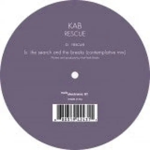 Kab - Rescue I Mule Electronic (Mule 061) • 12 Vinyl • Deep House, Tech House - Fast shipping
