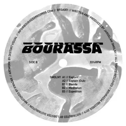 Smolny - Explain EP | Bourassa Records (BRSA001) • Vinyl • Dark Ambient, Dub Techno, Experimental, Techno - Fast shipping