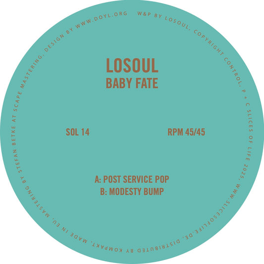 LoSoul Baby Fate on Slices Of Life SOL 14 vinyl record Australia