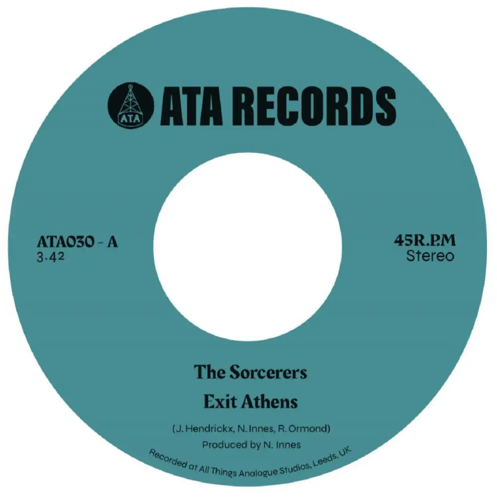 The Sorcerers & Outer - Exit Athens I ATA Records (ATA030) • 7 record • African, Afrobeat, Funk, Soul-Jazz - Fast shipping
